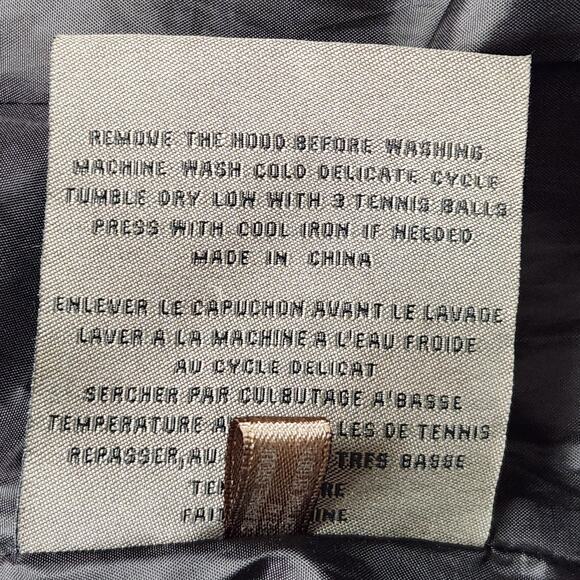 Marc New York Andrew Marc Coat Womens Medium Black Down Puffer Fur Hood Parka - Picture 14 of 16